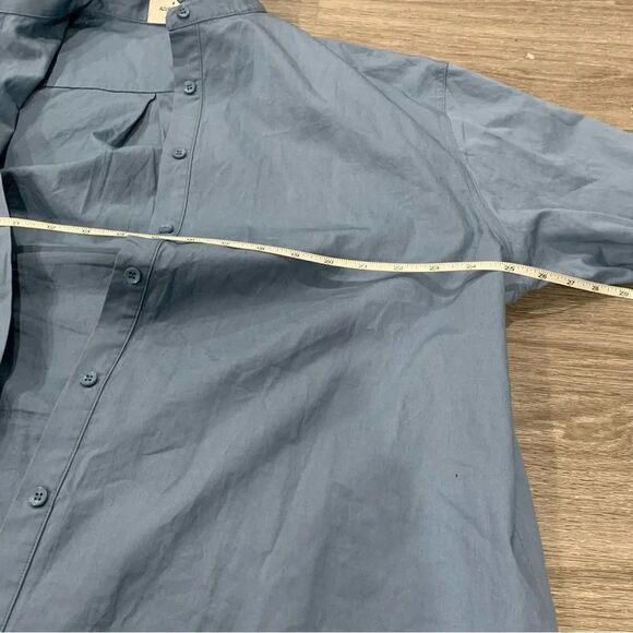 Azur fit oversized cotton tshirt blue size large - Picture 9 of 10